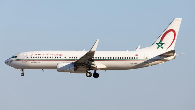 CN-RGK:Boeing 737-800:Royal Air Maroc